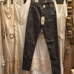 FLORAL JEANS TEMPO PARIS S,M,L,XL